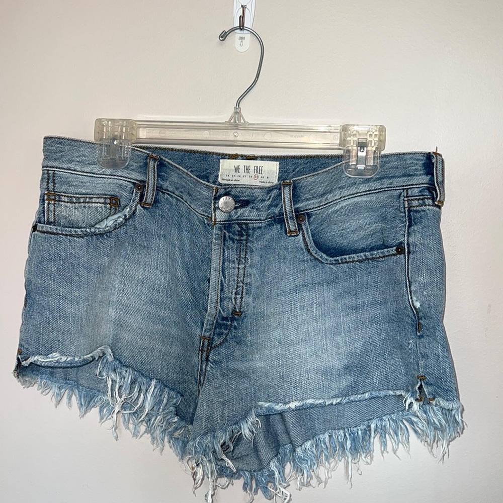 Free People Jean Shorts